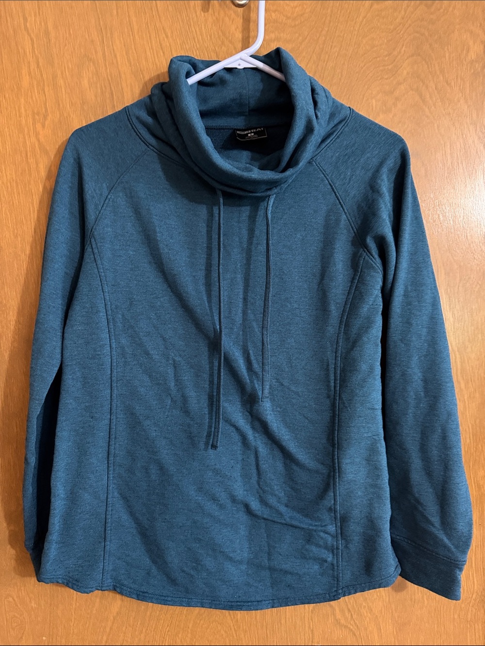 32 Degrees Teal Cowl Neck Pullover Sweater